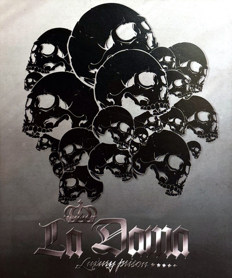 Front view of the flyer for the event by La dama and Bolgia that took place on 2007-09-15