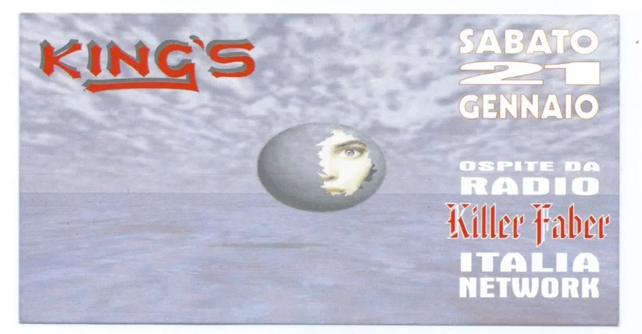 Front view of the flyer for the event by King&#8217;s and Italia Network that took place on 0000-01-21