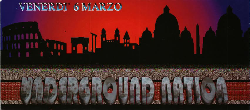 Front view of the flyer for the event by Underground Nation and Uonna Wood that took place on 0000-03-06