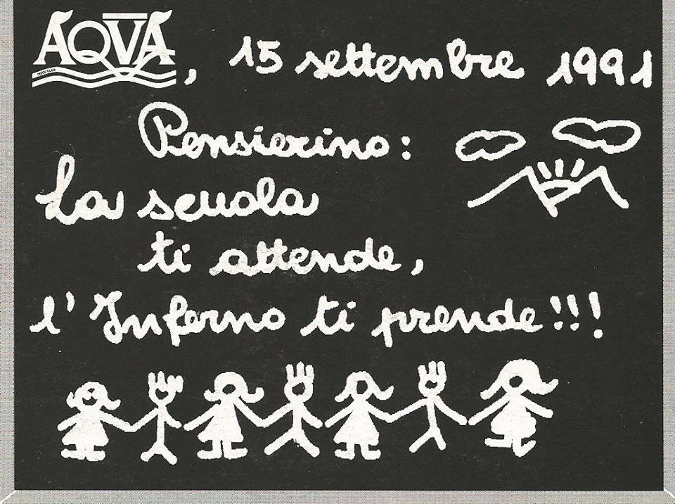 Front view of the flyer for the event by Aqva Disco Village that took place on 1991-09-15