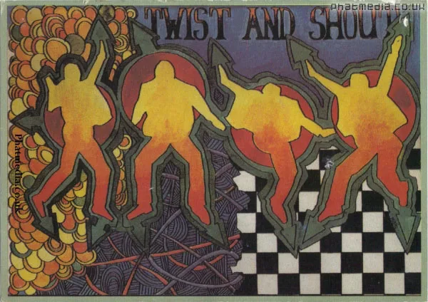 Front view of the flyer for the event by Twist And Shout and Flamingo that took place on 1993-02-27