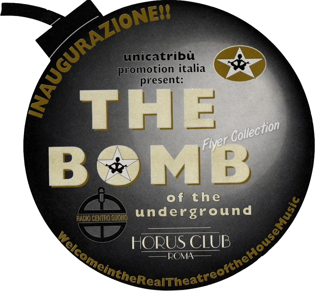 Front view of the flyer for the event by Horus Club that took place on 1995-03-30