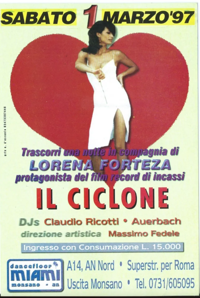 Front view of the flyer for the event by MIAMI that took place on 1997-03-01