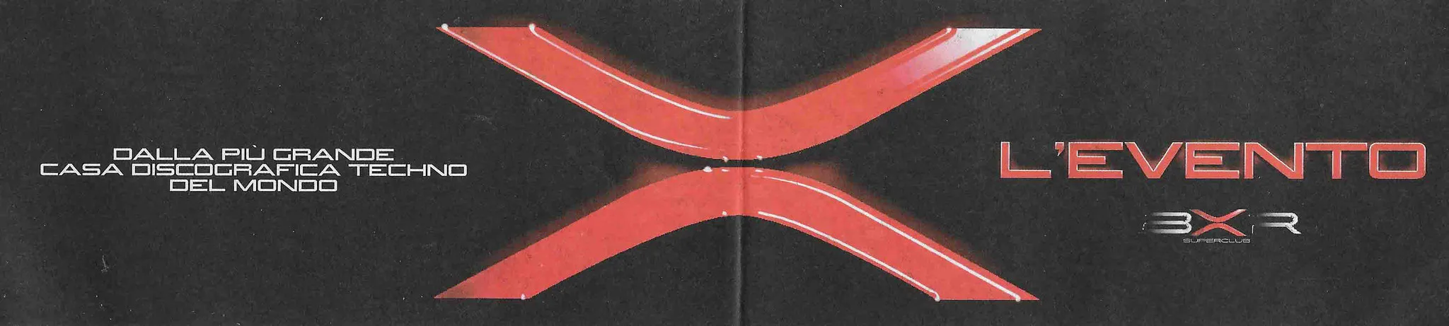 Front view of the flyer for the event by BXR Superclub that took place on 1999-10-30