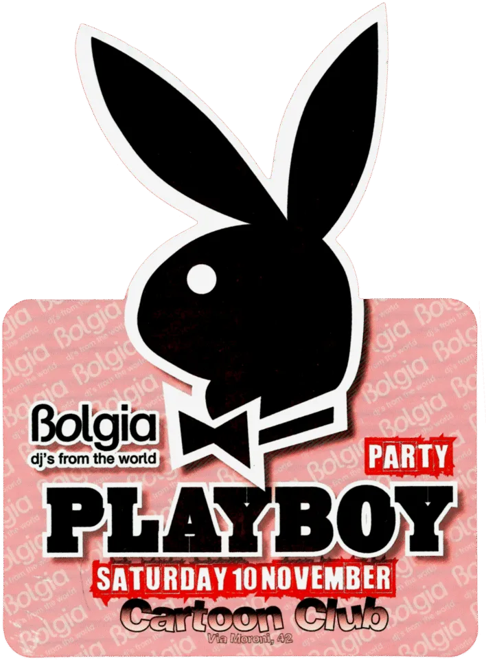 Front view of the flyer for the event by Bolgia and Cartoon Club that took place on 2007-11-10