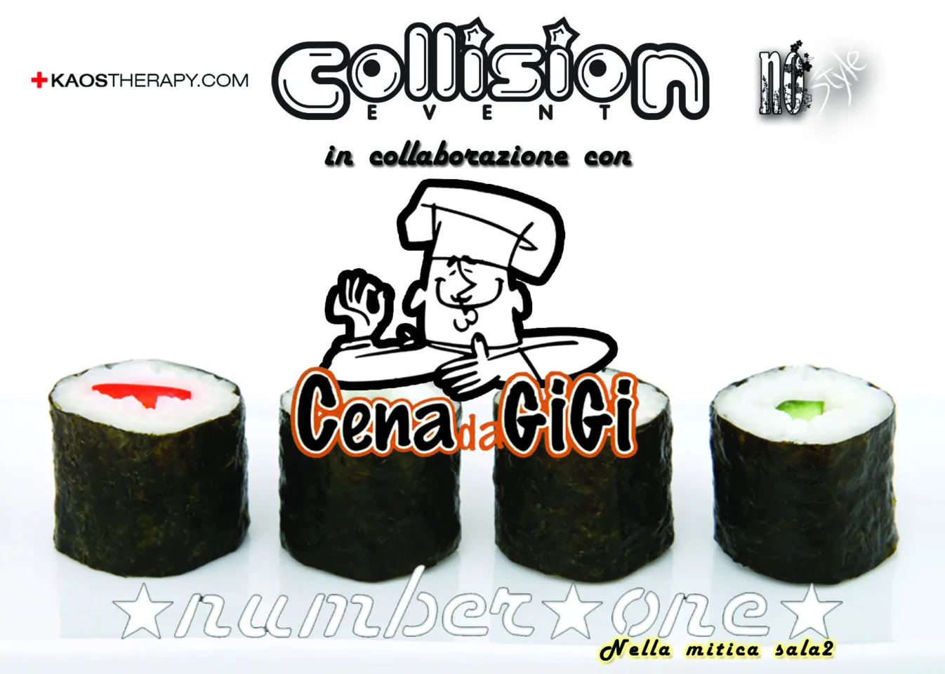 Front view of the flyer for the event by Number One that took place on 2008-11-15