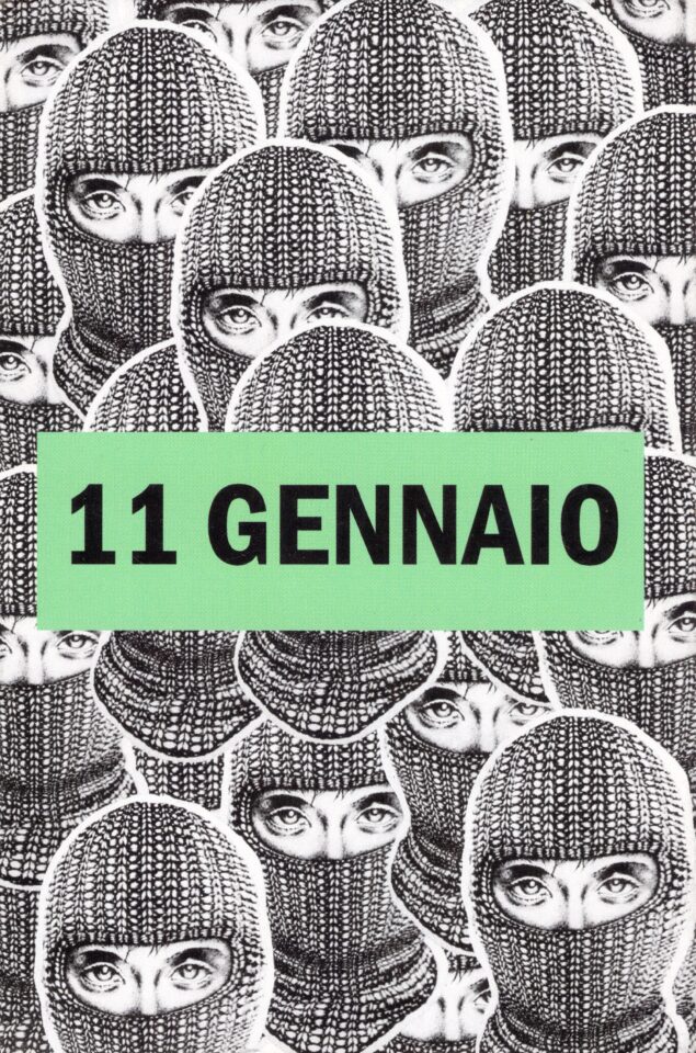 Front view of the flyer for the event by Stay Calmo that took place on 2014-01-11