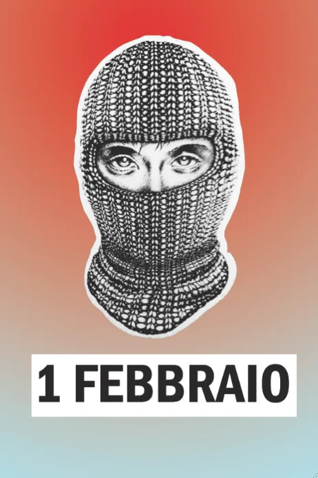 Front view of the flyer for the event by Stay Calmo that took place on 2014-02-01