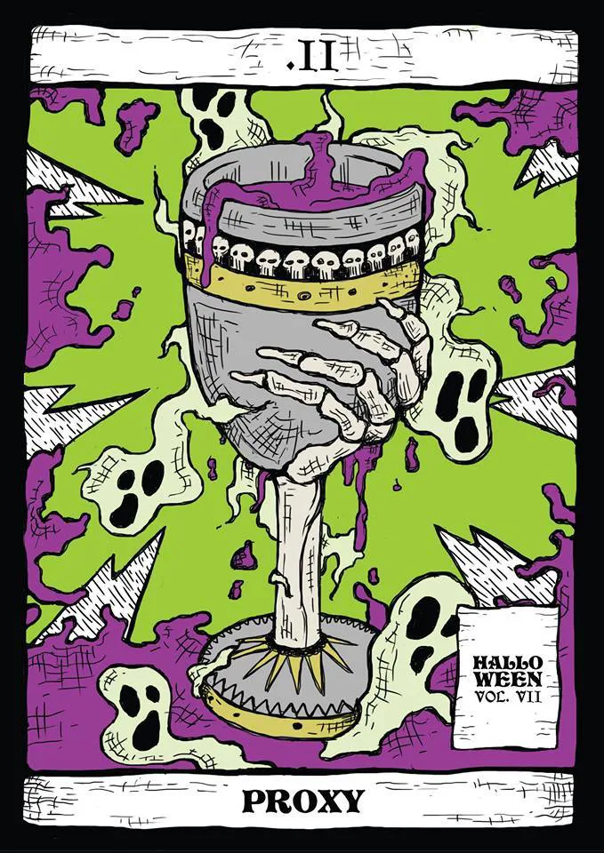 Front view of the flyer for the event by VialeRossiProject and Bolgia that took place on 2015-10-31