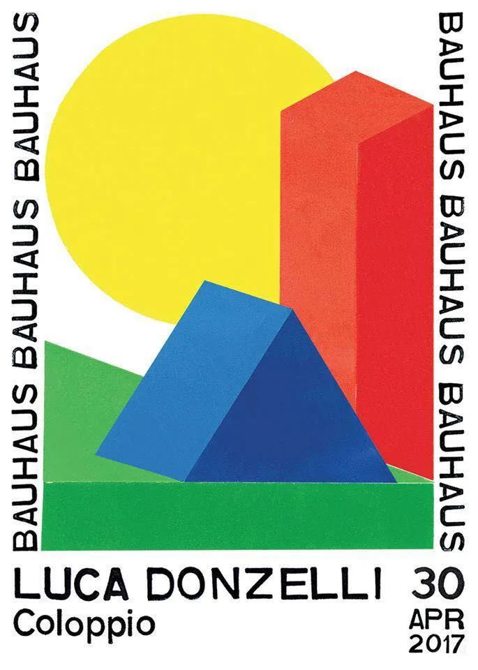 Front view of the flyer for the event by Bauhaus Party that took place on 2017-04-30