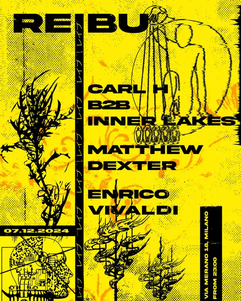 Front view of the flyer for the event by REIBU レイブ that took place on 2024-12-07