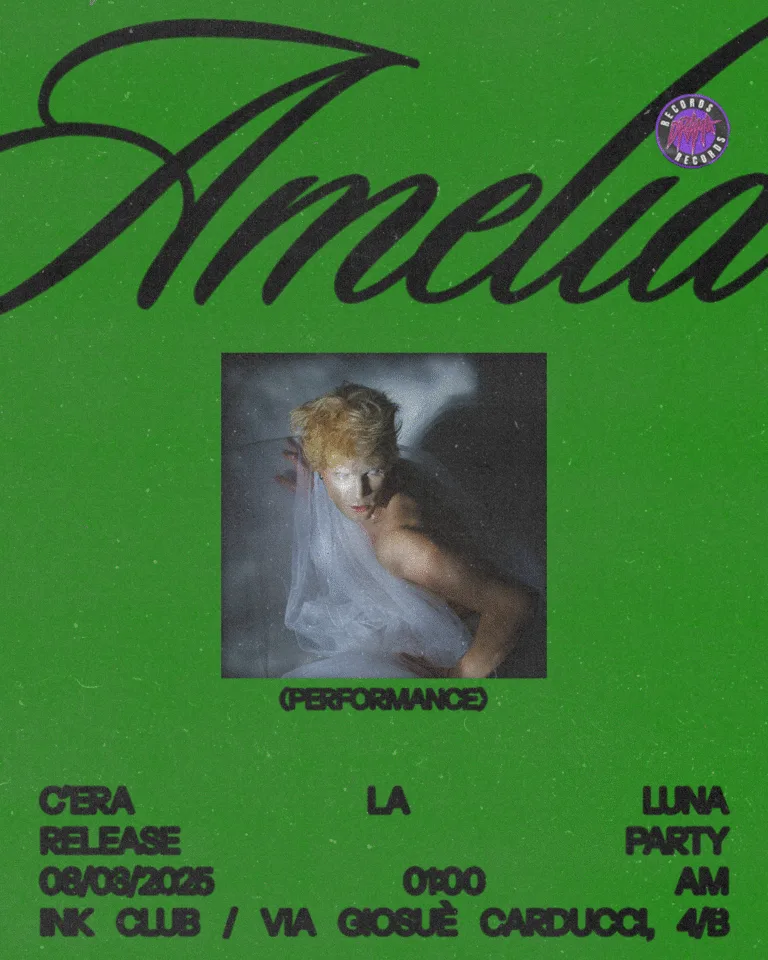 Side number 1 of the flyer for the event by Club Desiderio and INK Club that took place on 2025-03-08