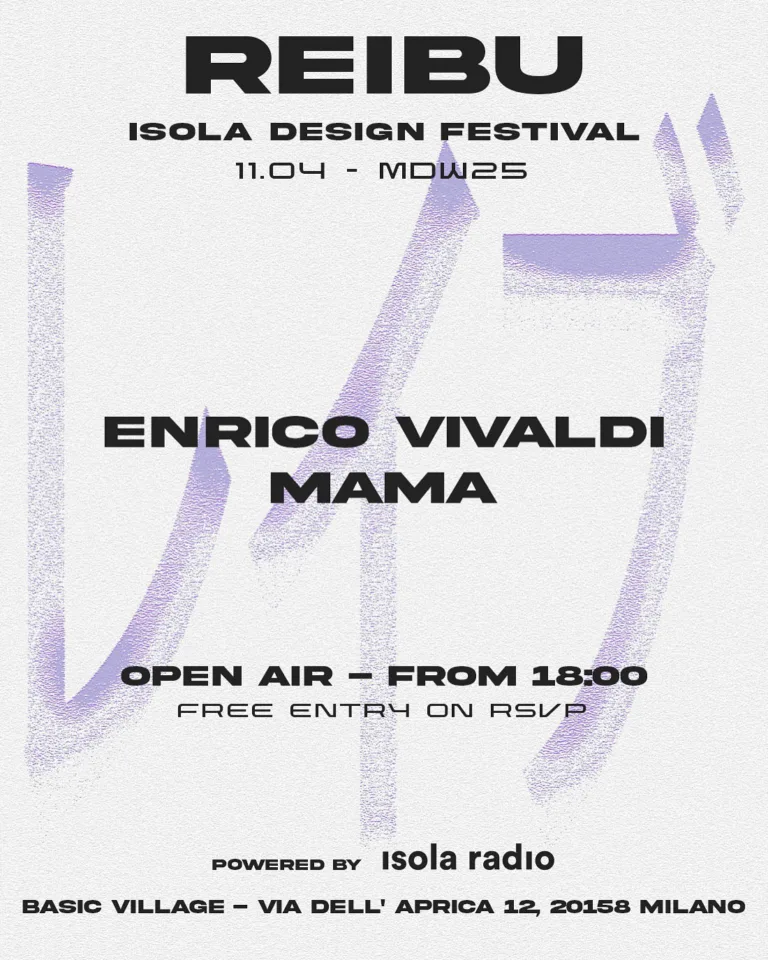 Front view of the flyer for the event by REIBU レイブ that took place on 2025-04-11