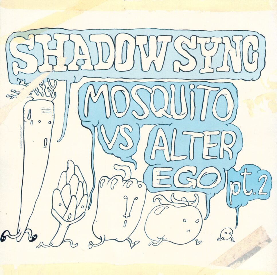 Front view of the flyer for the event by Mosquito Acid Valley and Alterego that took place on 2008-06-07