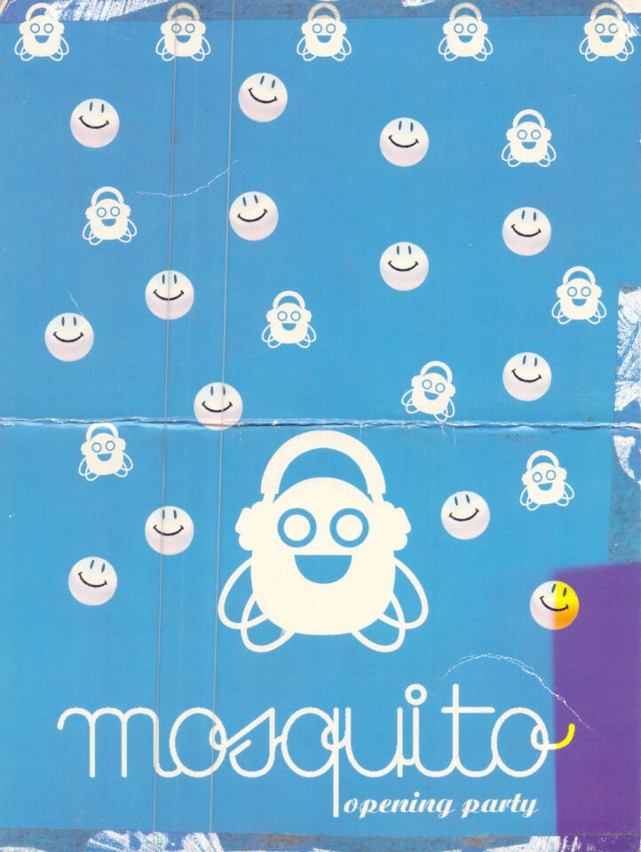 Front view of the flyer for the event by Mosquito Acid Valley that took place on 2008-09-06