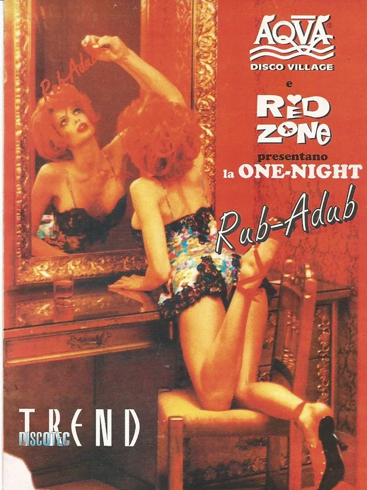 Front view of the flyer for the event by Aqva Disco Village that took place on 0000-00-00